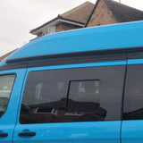 Airson Transit Custom High-Roof A-MHÀIN Rèilichean sgàilean swb , Mwb, Lwb (Dubh)