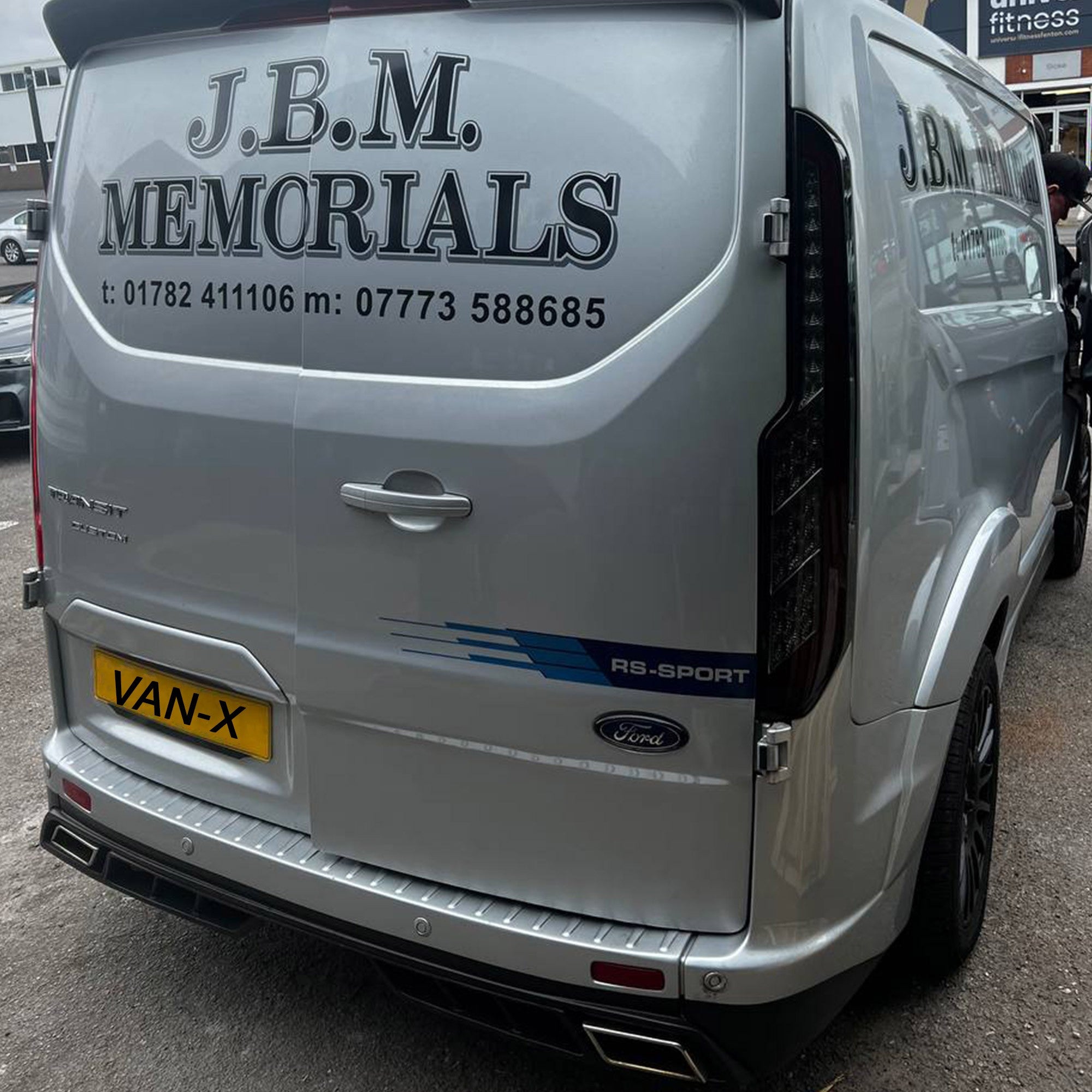 For Transit Custom Van MK2 Sequential Indicator LED Rear Lights Smoked ...