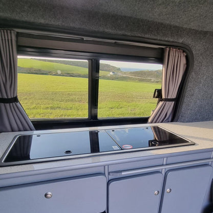 Citroen Dispatch campervan Premium 4 x Side Window, 1 x Tailgate Curtain Van-X