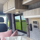 MAN TGE /NEW Crafter Premium 2 x Side Window Curtains Campervan Conversion Blackout Van-X