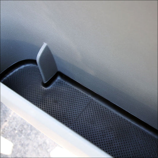 VW T5, T5.1 Door Pocket Inserts, Rubber, Door Liner (Black) Double Passenger + Driver Interior Styling