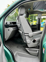 VW California Ocean, Coast, Beach Campervan Single / Seat Caiptean Eagraiche Seat Cùil Leatherette