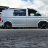 VW T5, T5.1 Sgiortaichean Taobh SWB Plastaig Airgid Reflex air a pheantadh agus deiseil airson uidheamachadh (ìre B)