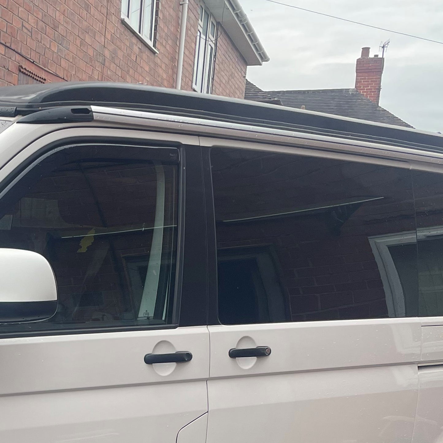 VW T5 Awning Rails (Anodised Silver) Ideal for Campervan Drive-Through Awning, Compatible with Reimo Awning (B-Grade)