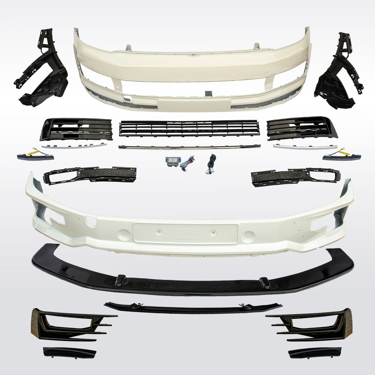 VW T5-X Styling Front End Premium 10-15 Upgrade Full Kit Facelift (B-Grade) Painted and ready to fit in 3 colour options