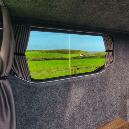 Vauxhall Vivaro Premium 4 x Side 1 x Barndoor Window Curtains Van-x