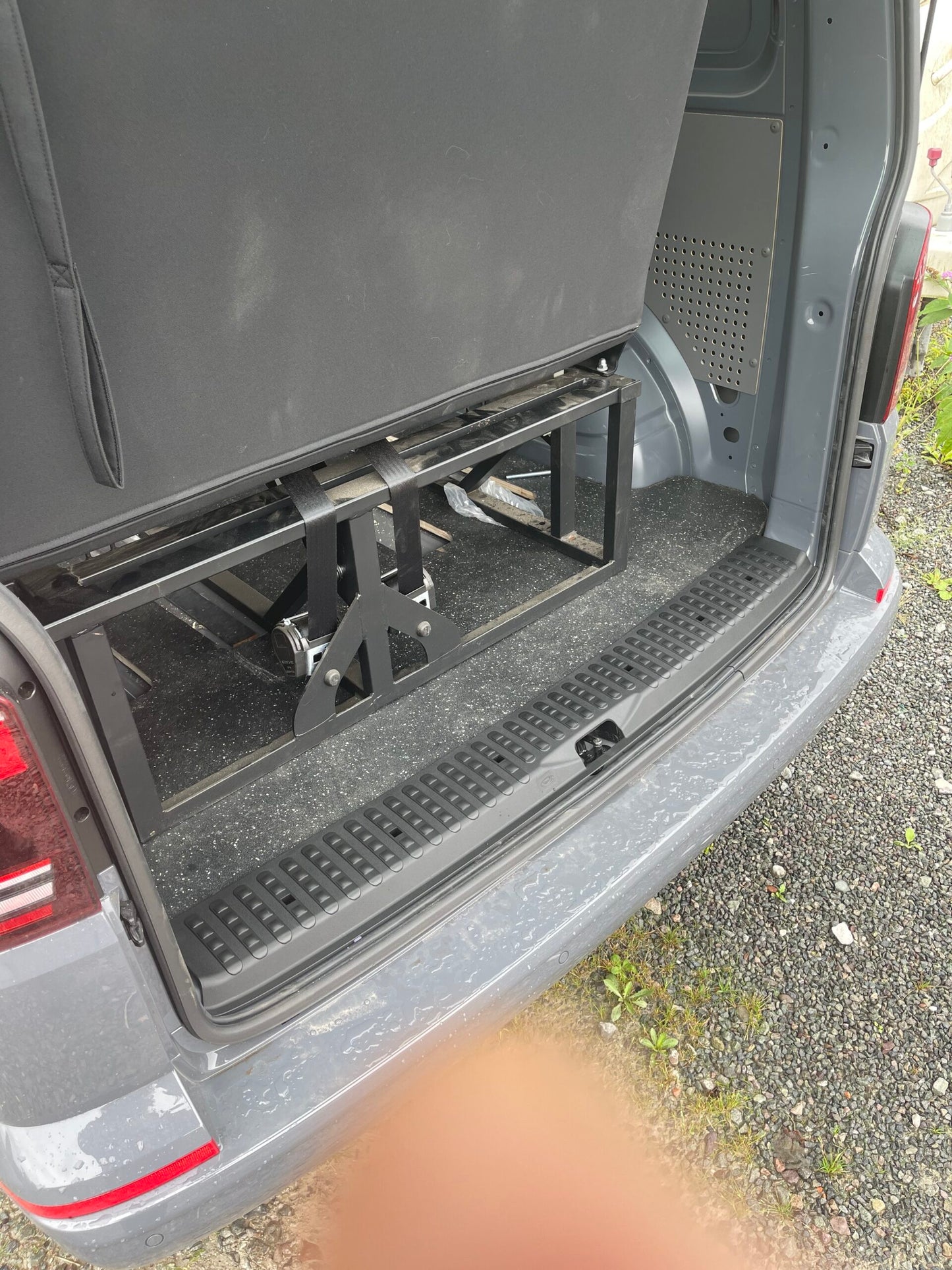 VW T6.1 V3 Tailgate Rear Threshold Cover Campervan Conversion Parts Including Screws and Caps