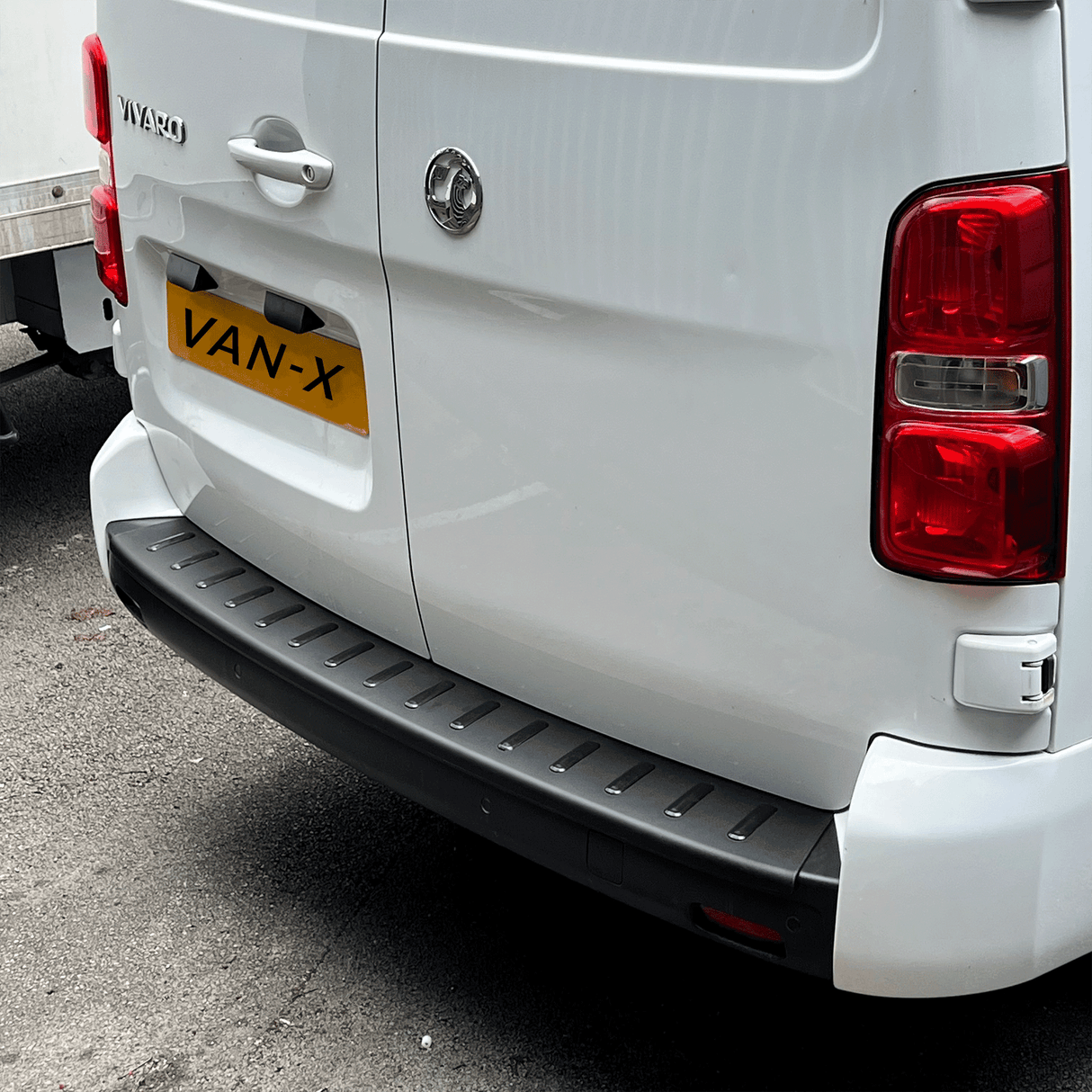 Renault Trafic Rear Bumper Protector – Black Plastic for Campervan, Motorhome & Auto-Sleeper