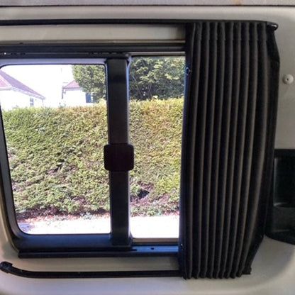 VW Caddy Premium 2 x Side Sliding Door 1 x Barndoor Window Curtains Van-X
