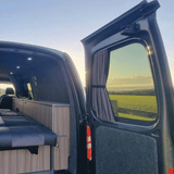 VW Caddy Premium 1 x Barndoor Window Curtains Van-X