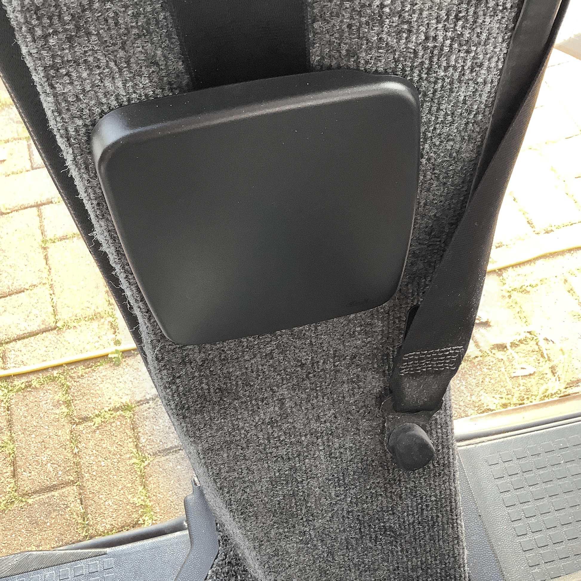 VW T4 Seat Belt Cap Cover Black Set of 2 Van X