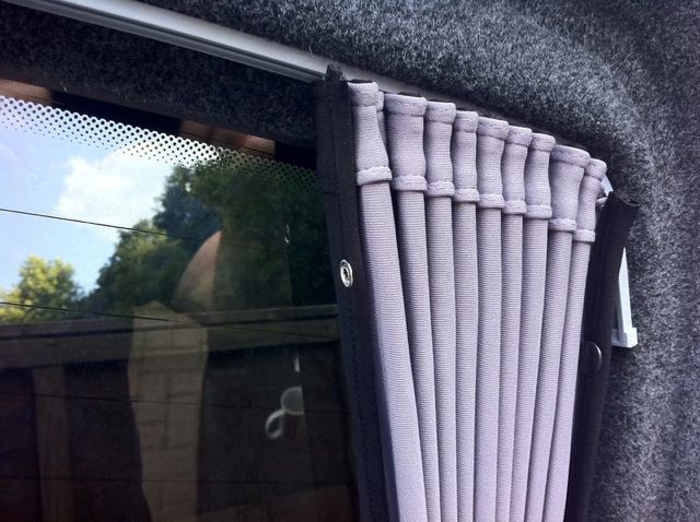 Mercedes Vito MK2 Bare-Metal Interior Premium 2 x Side 1 x Tailgate Window Curtains Van-X