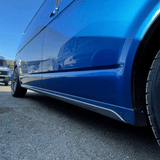 VW T6.1 Transporter SWB ABS Side Skirts Painted In Reflex Silver Painted and Ready to Fit
