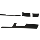 VW T6 Lower Dash Styling Trims (Set of 6) - Matte Black